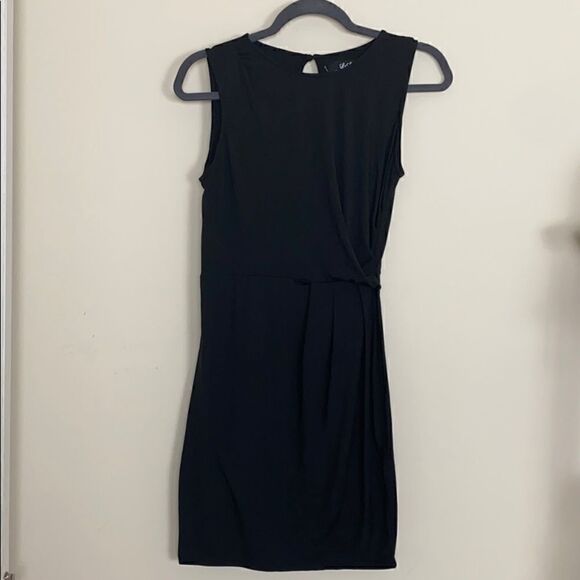 Lulu’s | Black Sleeveless Ruched Side Dress | M - Picture 1 of 8
